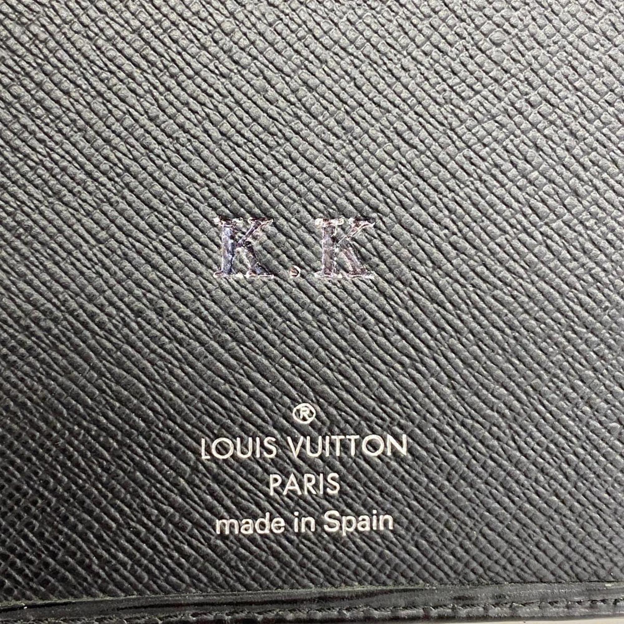 Louis Vuitton Notebook Cover Epi Agenda Poche R20522 Noir Men's Women's
