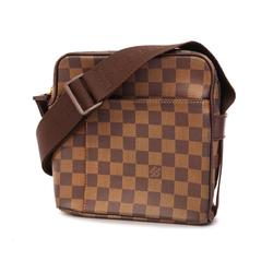 Louis Vuitton Shoulder Bag Damier Olaf PM N41442 Ebene Men's