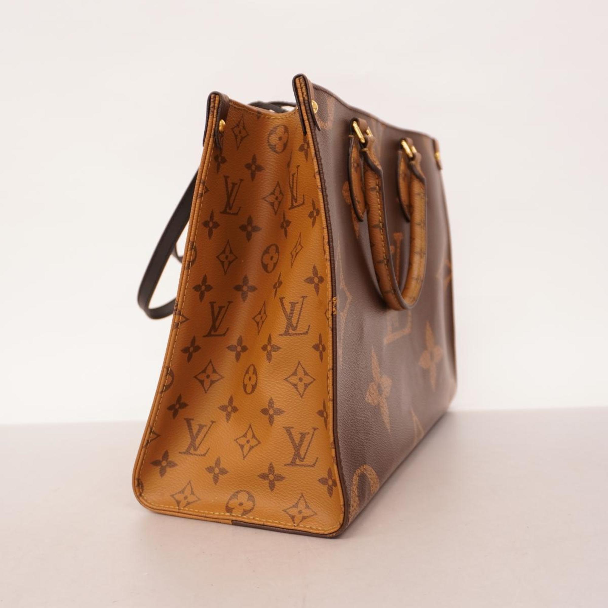 Louis Vuitton Handbag Monogram Giant On The Go MM M45321 Brown Ladies