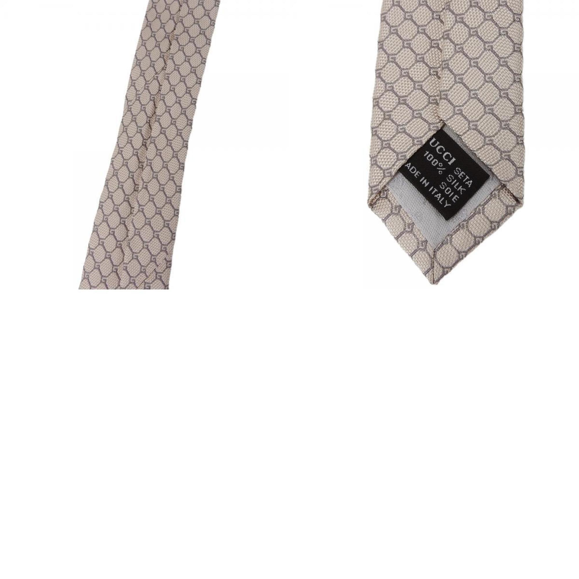 Gucci Silk Tie Pink Beige Men's GUCCI