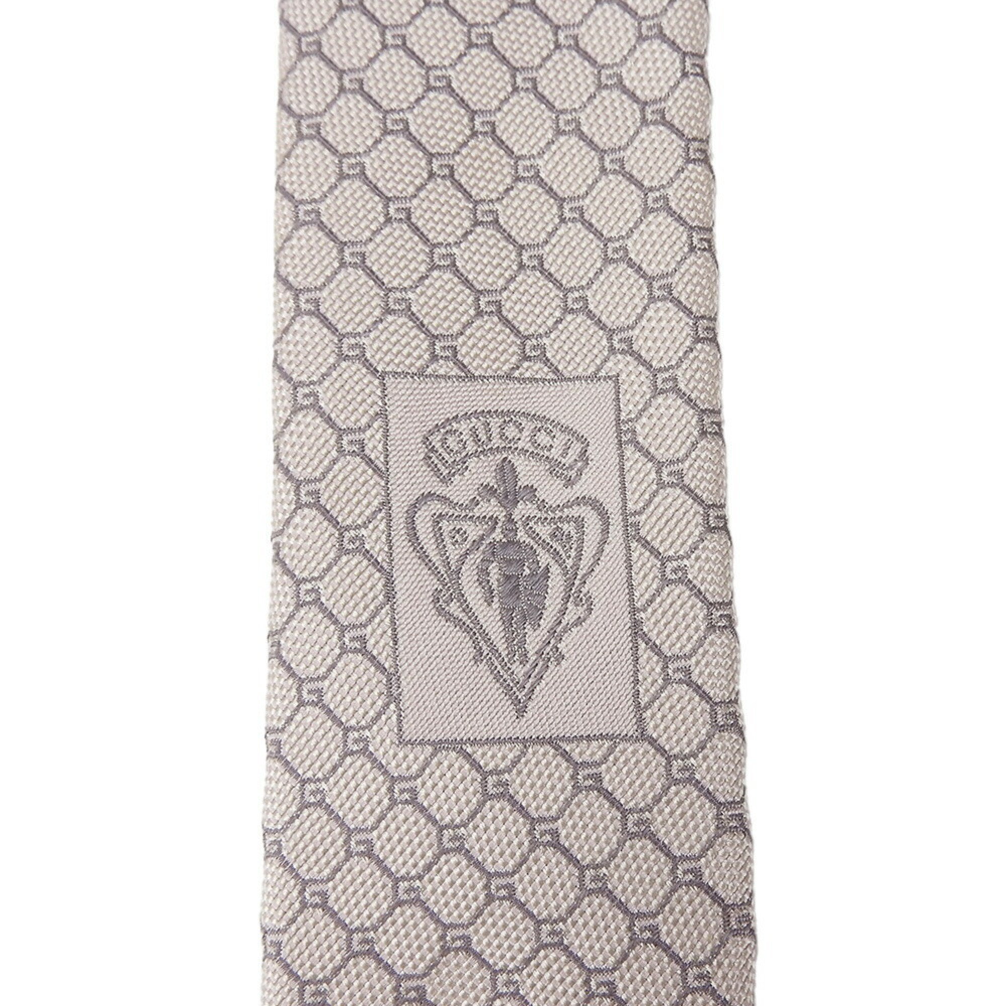 Gucci Silk Tie Pink Beige Men's GUCCI