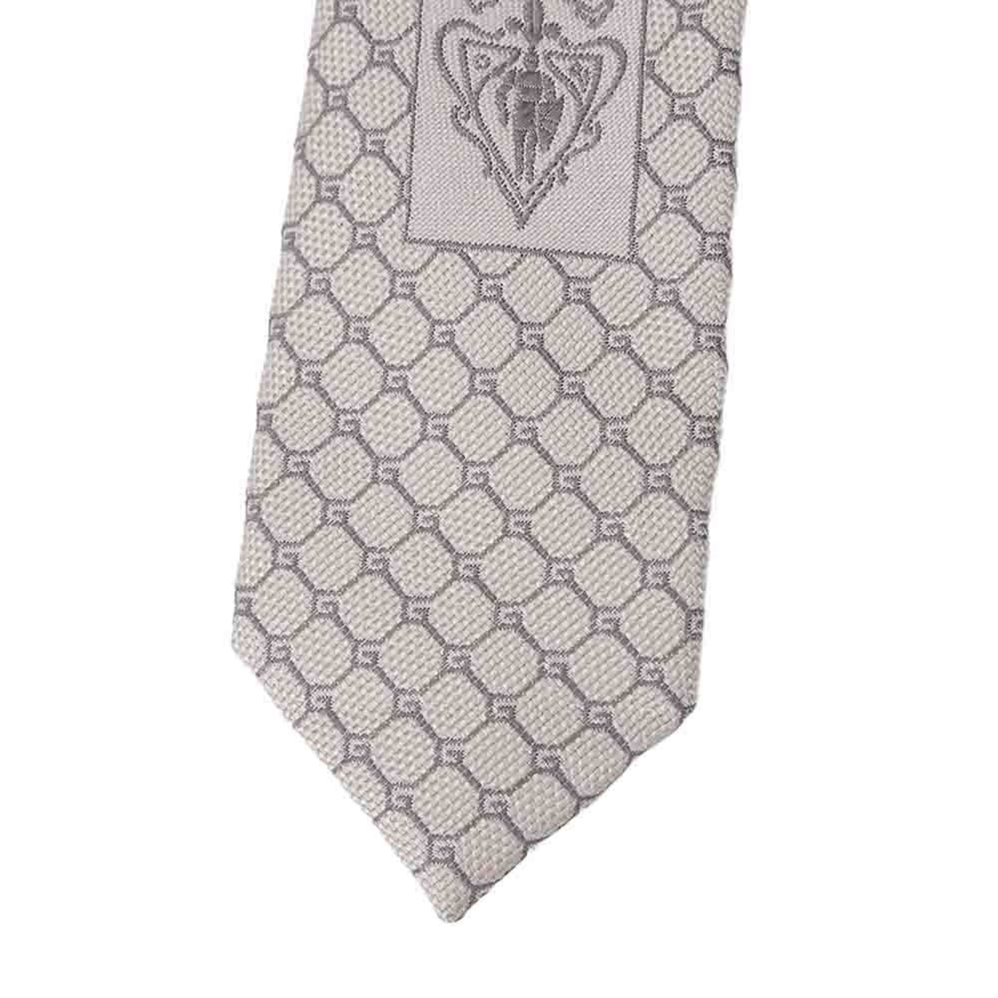 Gucci Silk Tie Pink Beige Men's GUCCI