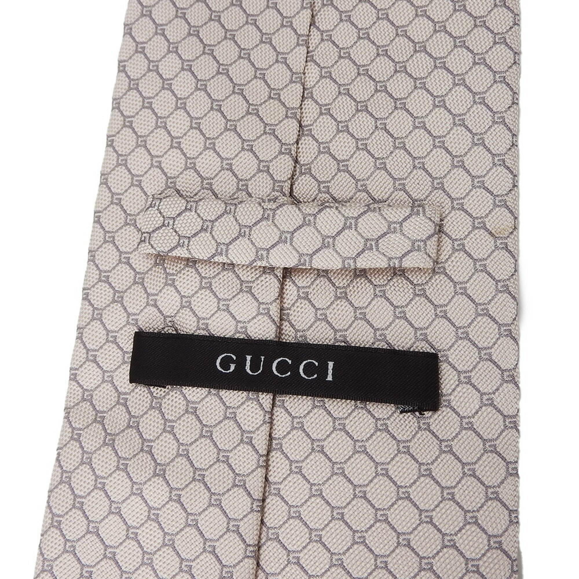 Gucci Silk Tie Pink Beige Men's GUCCI