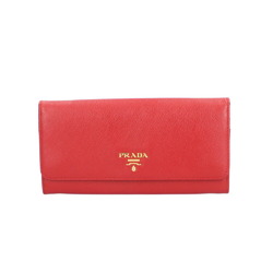 Prada Saffiano Long Wallet Leather 1MH132 Women's PRADA