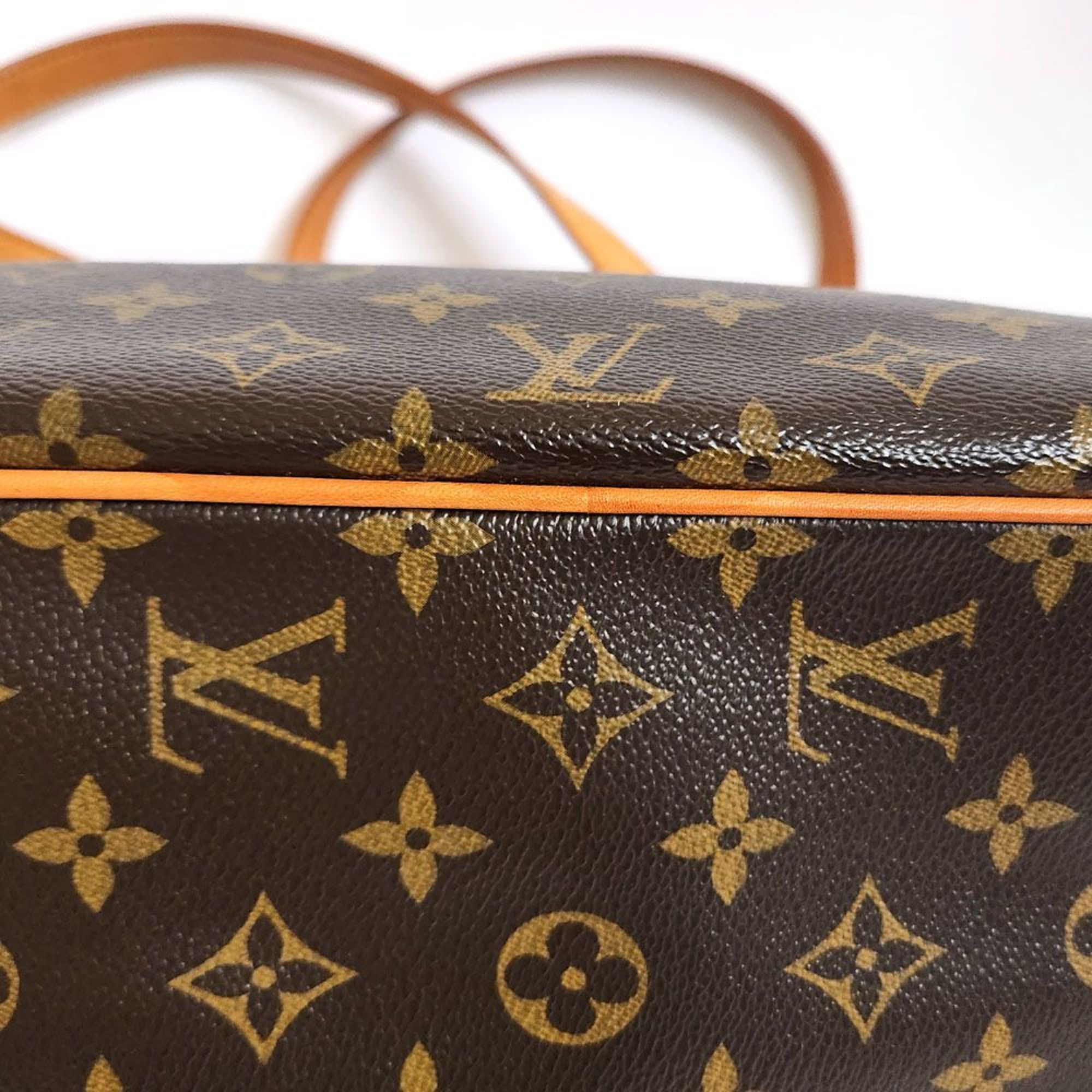 Louis Vuitton LOUISVUITTON Monogram Batignolles Horizontal Tote Bag M51154 Women's Brown Back VUITTON