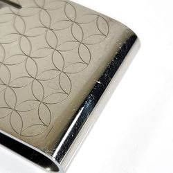 Louis Vuitton LOUISVUITTON Pens Biet Champs Elysees Money Clip M65041 Silver Steel