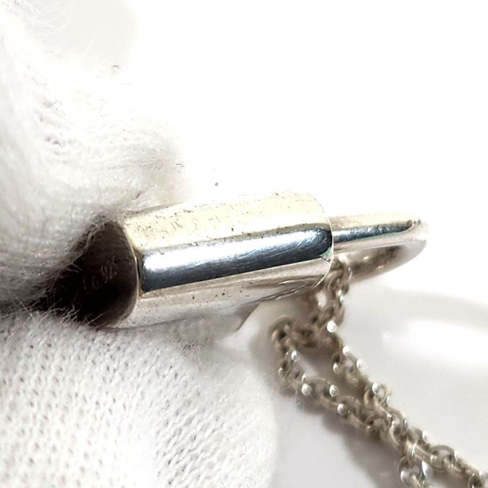 Tiffany TIFFANY Necklace 1837 Cadena Motif SV 925 Pendant Women's Sterling Silver Key Padlock