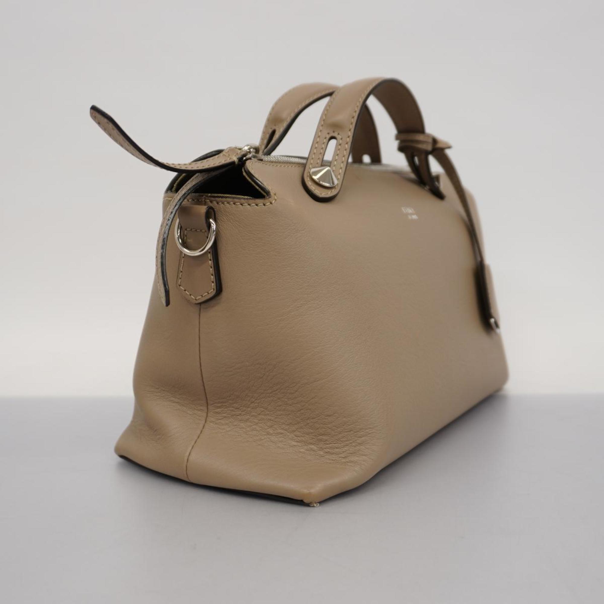 Fendi Handbag By The Way Greige Women's