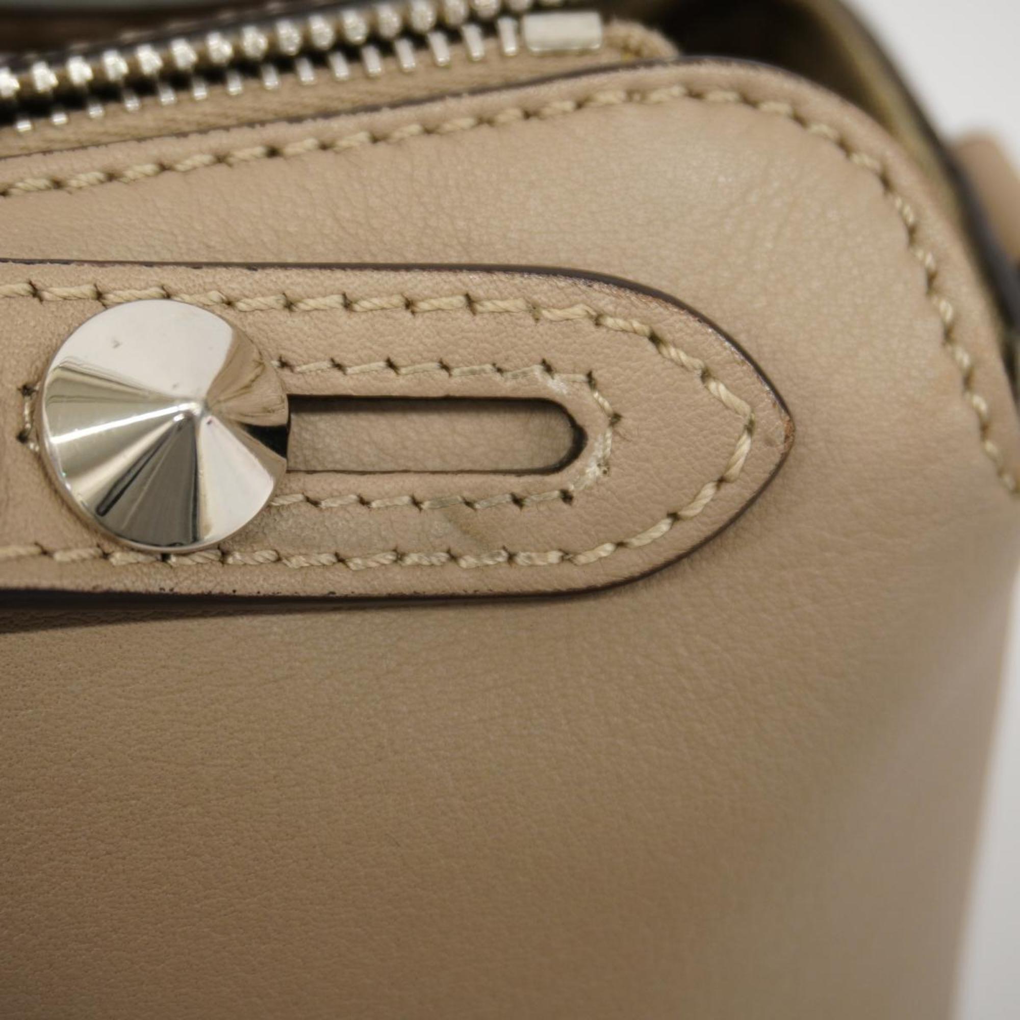 Fendi Handbag By The Way Greige Women's