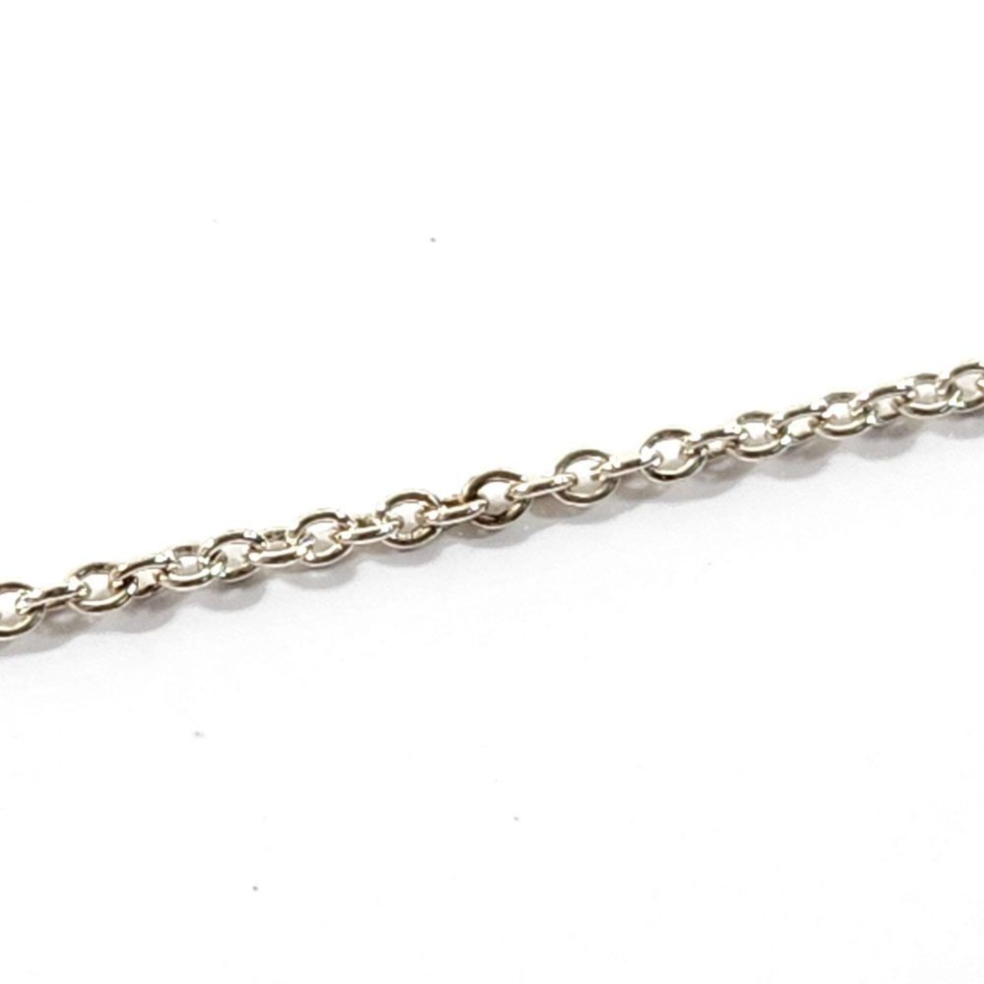 Tiffany Teardrop Necklace Pendant SV Sterling Silver Women's Large Size 925 Droplet