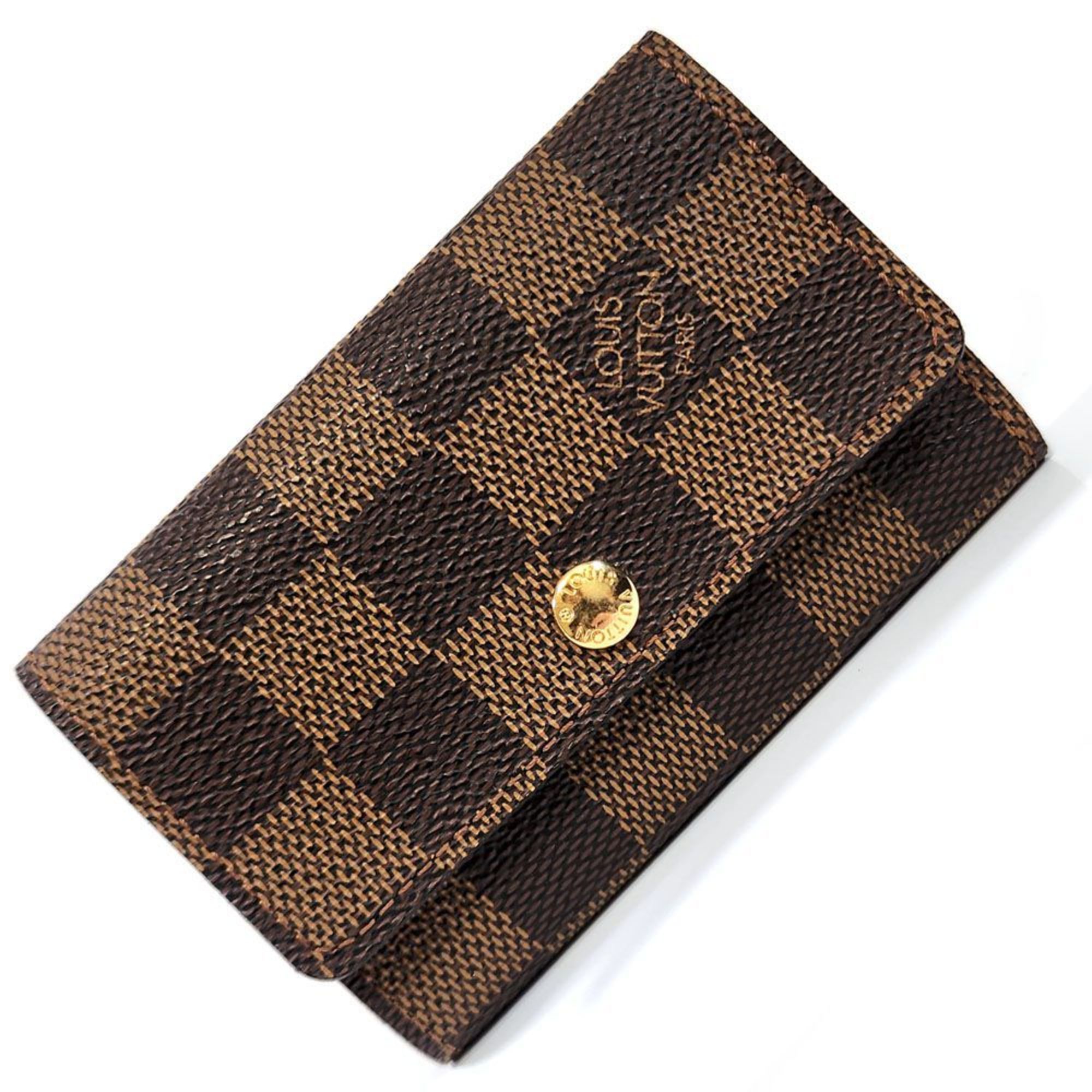 Louis Vuitton Damier Multicle 6 N62630 Key Case Brown Holder