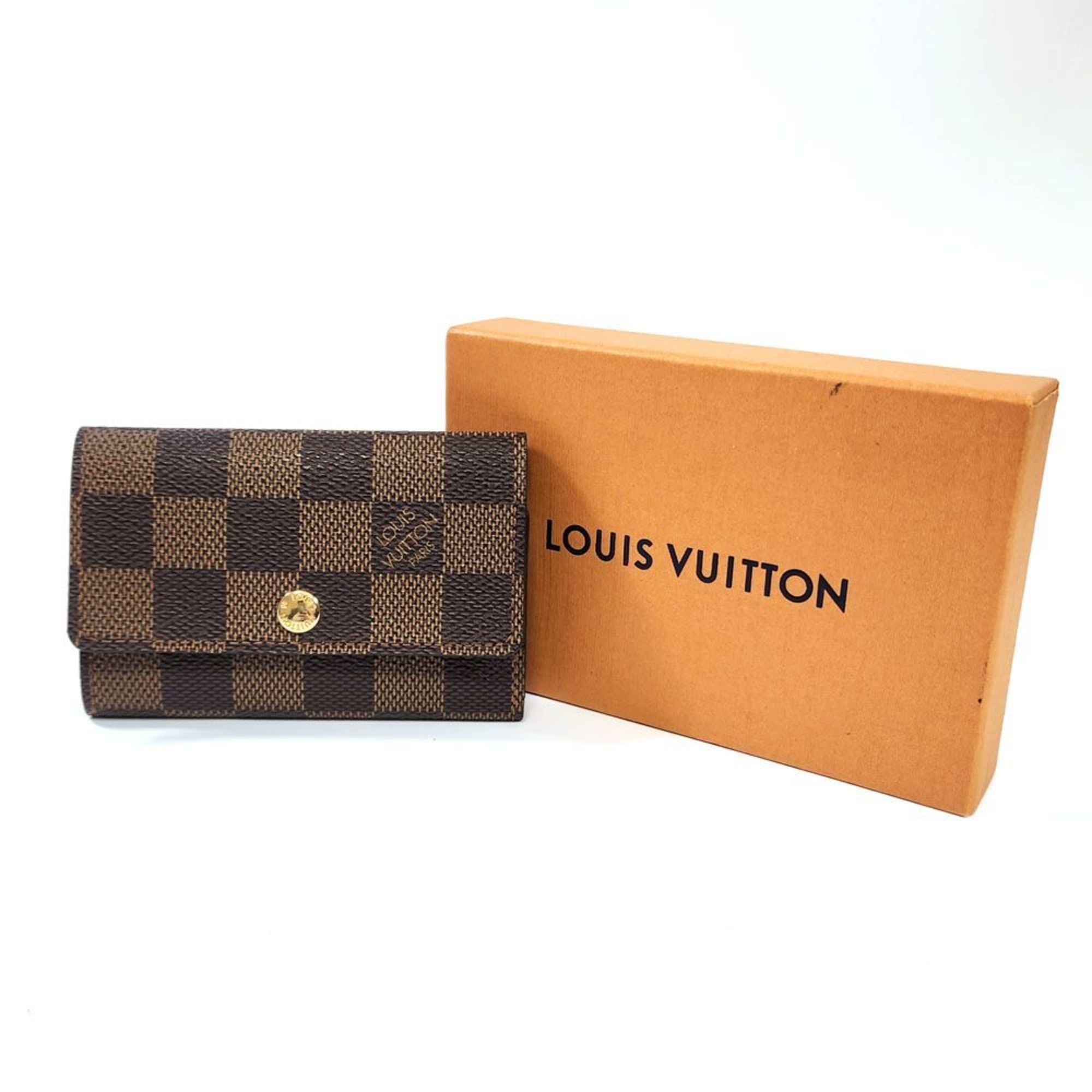 Louis Vuitton Damier Multicle 6 N62630 Key Case Brown Holder