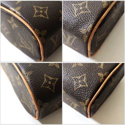 Louis Vuitton LOUISVUITTON Handbag Monogram Sonatine M51902 Women's Brown Tanned Leather Bag Back VUITTON