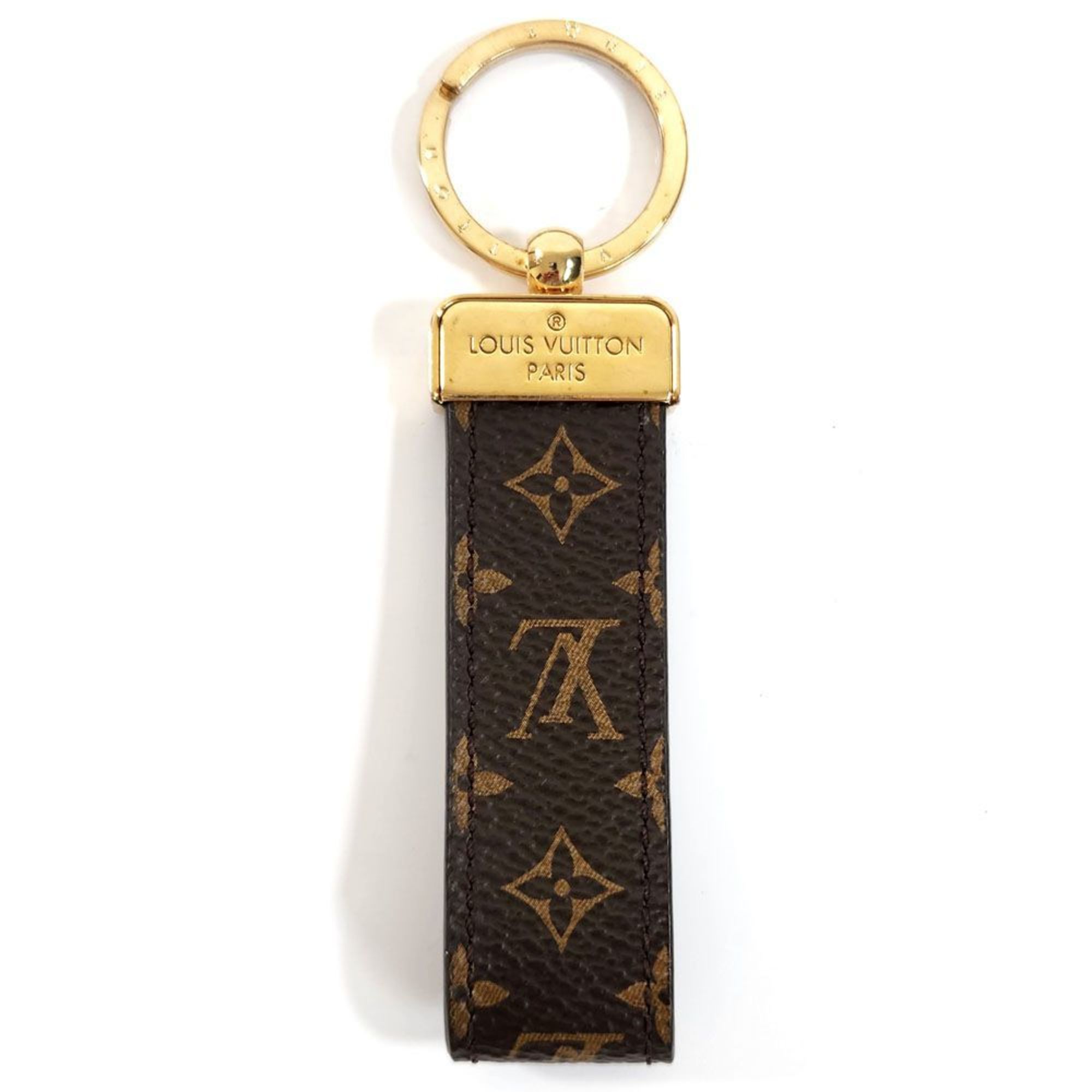 Louis Vuitton LOUISVUITTON Monogram Porte Cle Dragonne M65221 Key Ring Bag Charm