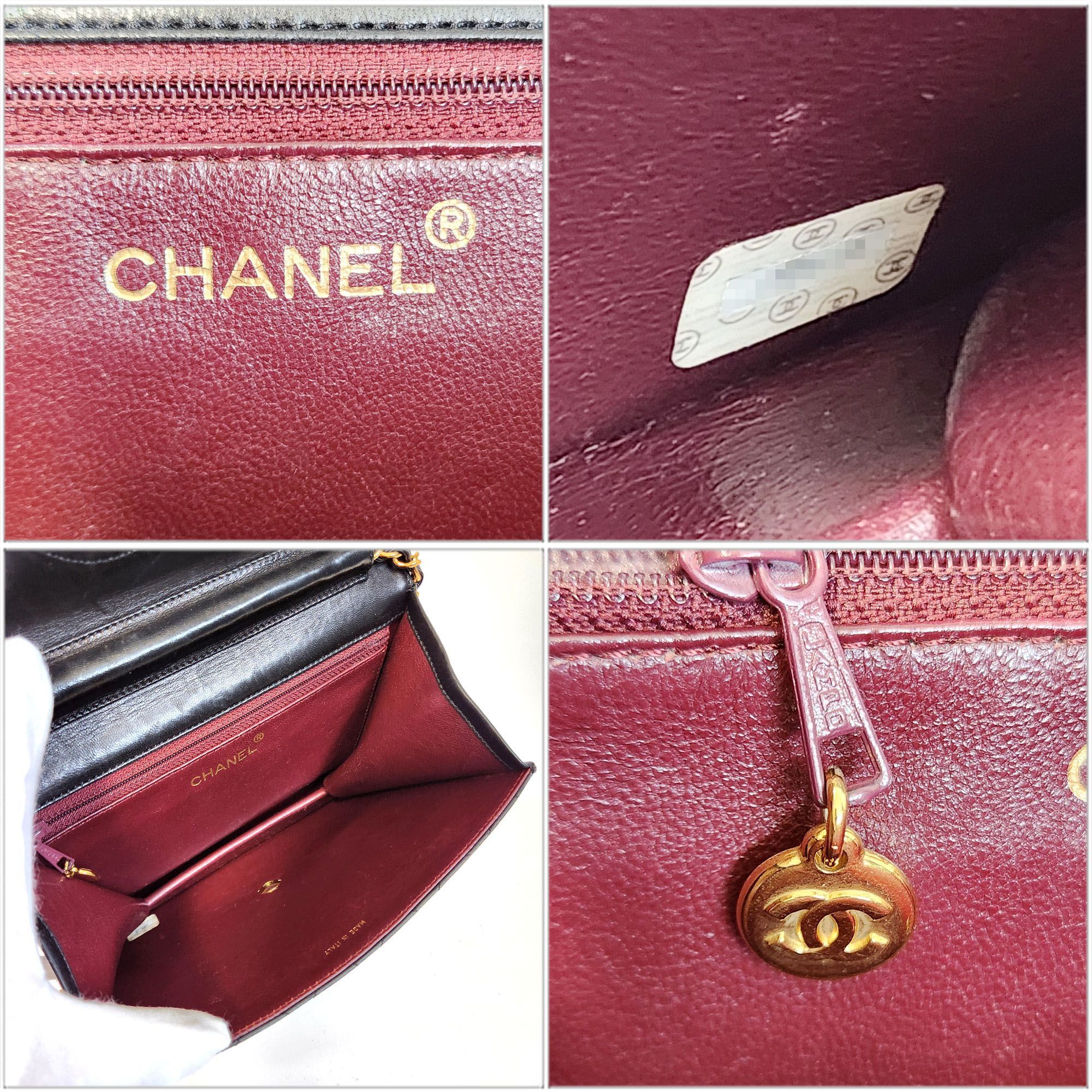 CHANEL Matelasse Single Flap Push Lock Chain Shoulder Bag
