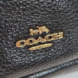 Coach Charlie Backpack Rucksack F28995 Day Bag Women's Black Leather