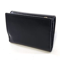 GUCCI Horsebit Tri-fold Wallet Compact Black 644462 Calf Bit