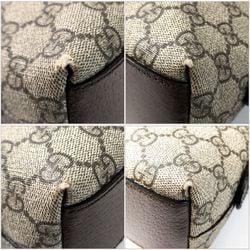Gucci Ophidia GG Supreme Shoulder Bag 499621 Women's Beige Dark Brown Back