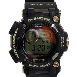CASIO G-SHOCK G-Shock Frogman Gold Tornado GWF-D1035B-1 Digital Solar Radio Quartz Resin Stainless Steel Watch Men's Black Red 35th Anniversary Model