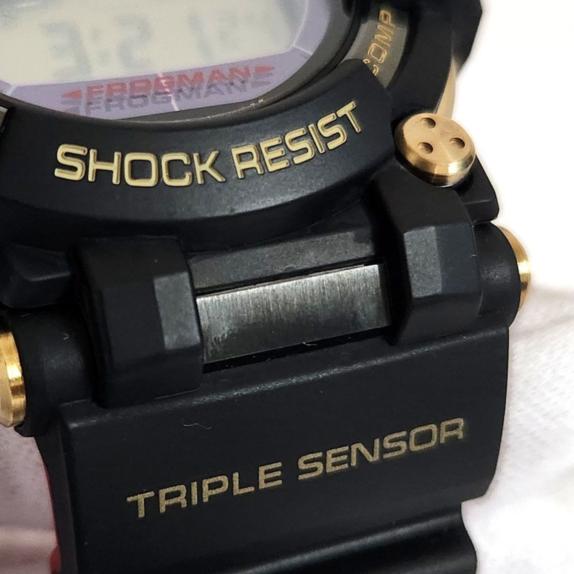 CASIO G-SHOCK G-Shock Frogman Gold Tornado GWF-D1035B-1 Digital Solar Radio Quartz Resin Stainless Steel Watch Men's Black Red 35th Anniversary Model