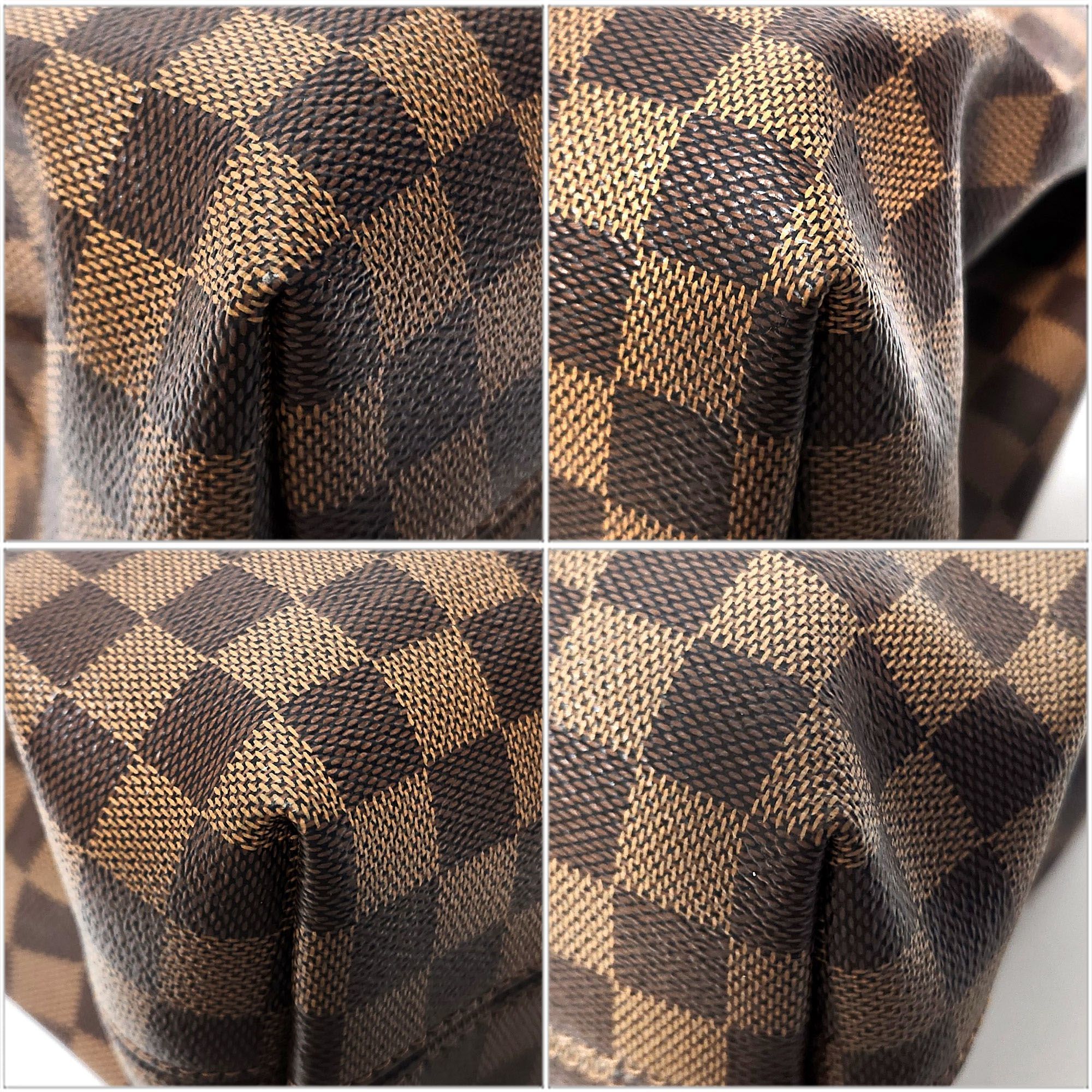 Louis Vuitton LOUISVUITTON Damier Ebene Graceful PM N44044 Shoulder Bag Women's Back VUITTON