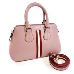 BALLY Handbag Pink Leather Shoulder Bag Women's DAINTY Small Backpack