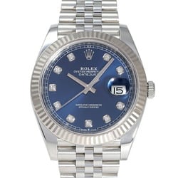 Rolex ROLEX Datejust 41 126334G Bright Blue Dial Men's Watch