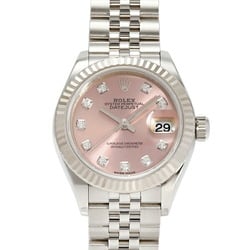 Rolex ROLEX Datejust 28 279174G Pink Dial Wristwatch Ladies