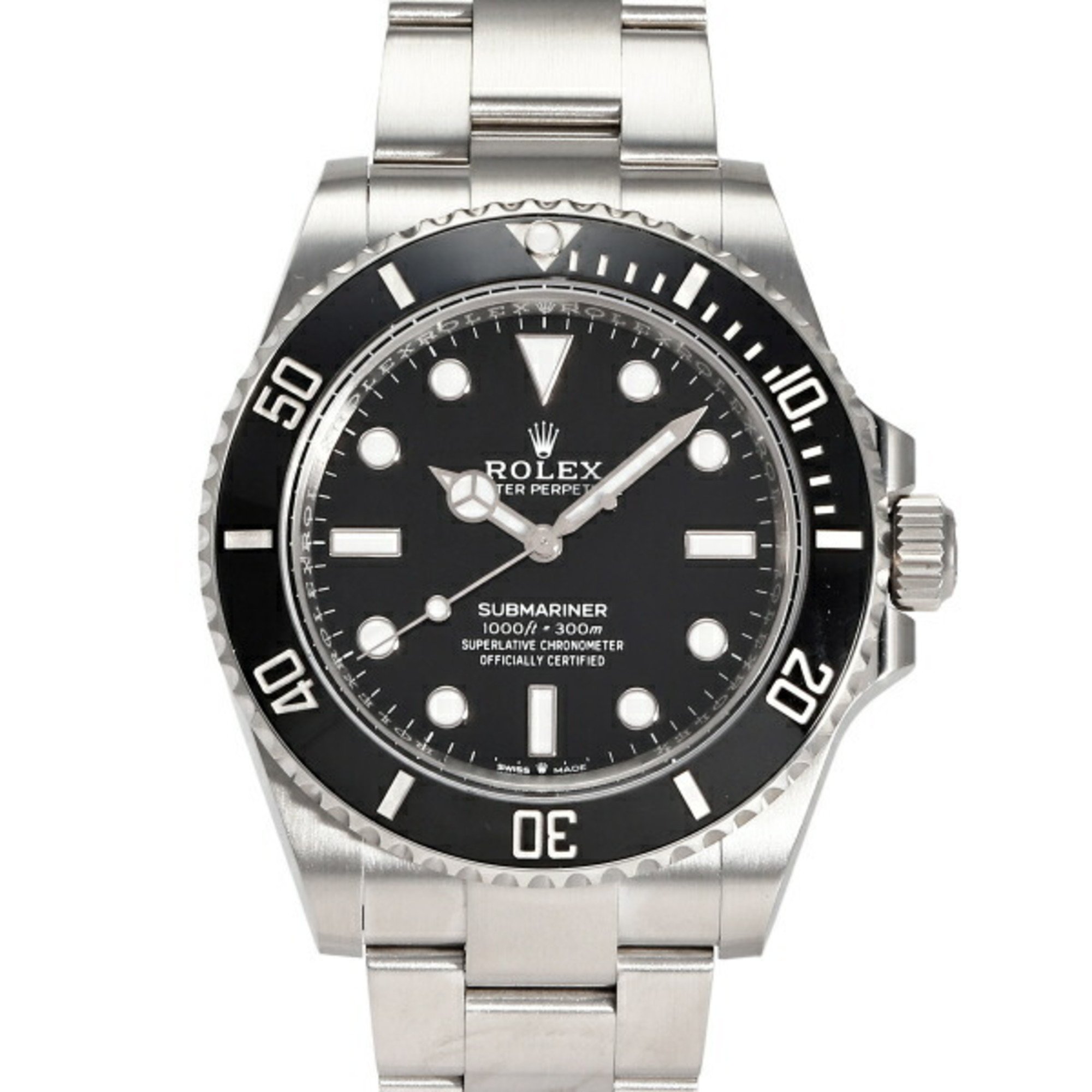 Rolex ROLEX Submariner 124060 Black Dial Men's Watch