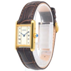 Cartier Must Tank Watch, Cartier, Silver 925, 5057001, Quartz, Women's, CARTIER