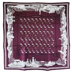 Hermes HERMES Scarf Carré 55 es Canyons Etoiles From the to Stars Cruise Train Limited Silk Women's Fashion