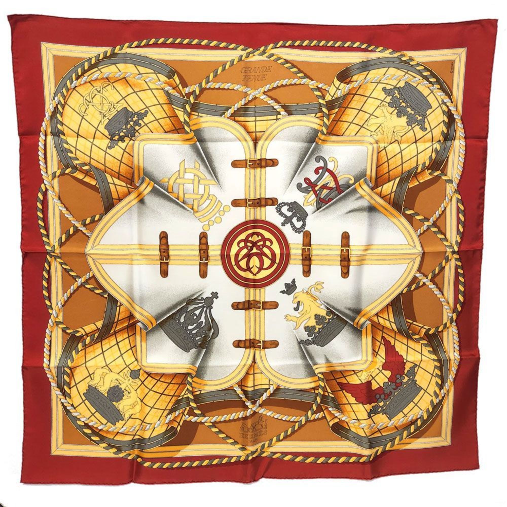 Hermes HERMES Scarf Carre 90 GRANDE TENUE Horse Ceremony Large Silk