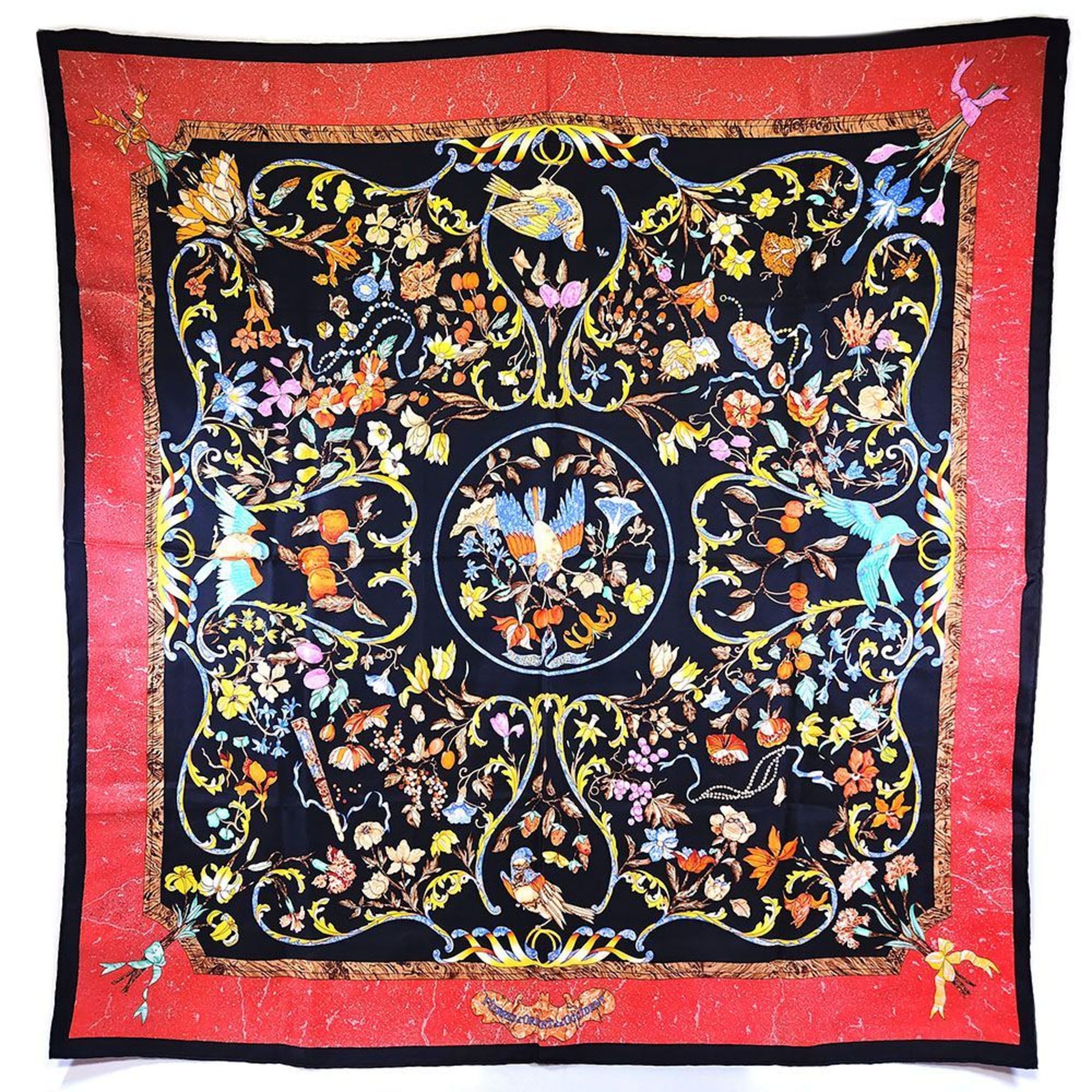 Hermes HERMES Scarf Carré 90 PIERRES&OCCIDENT Oriental and Western Minerals Large Silk Women's