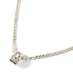 Gucci Cutout G Ring Silver Necklace 223351 Pendant SV 925 Sterling Men's Women's