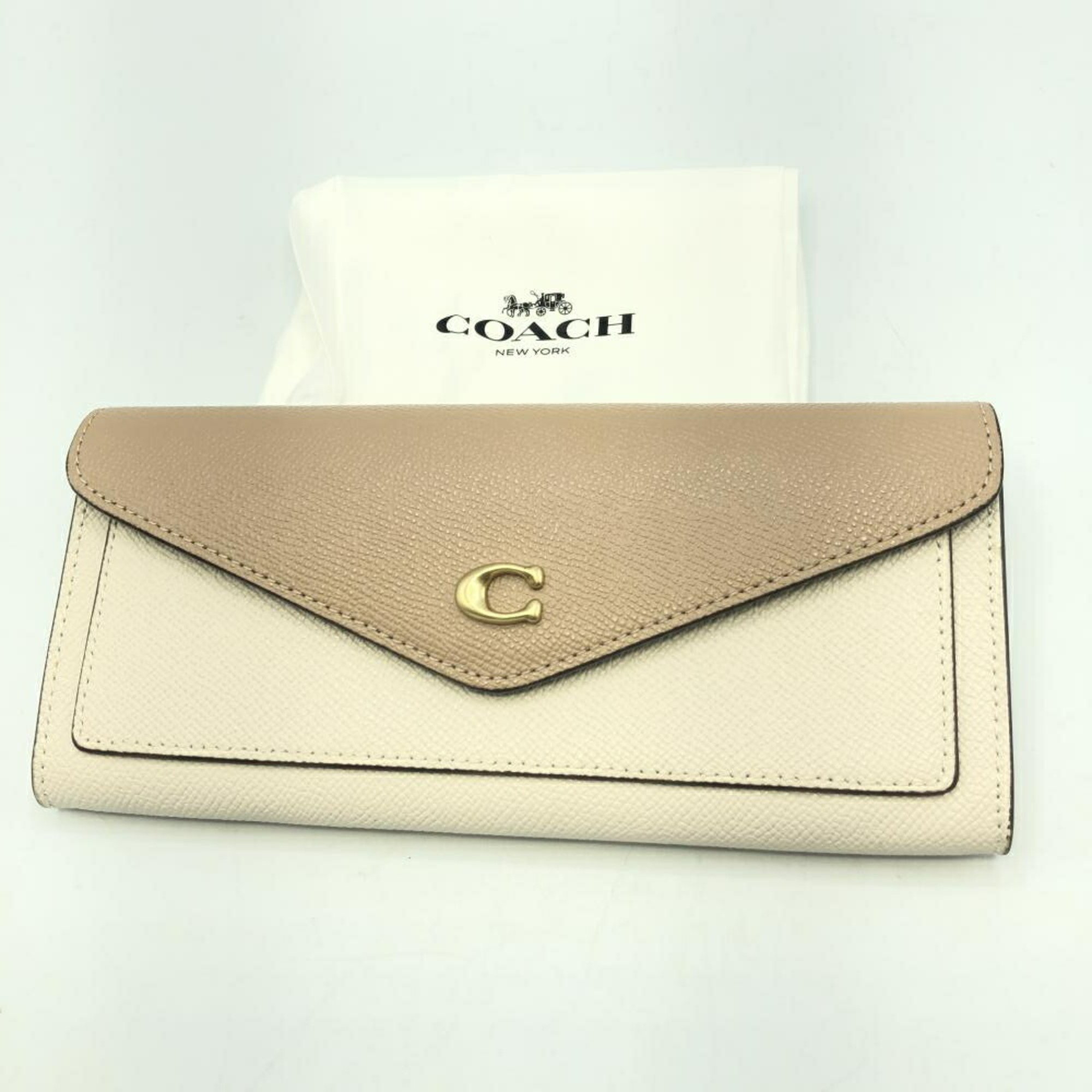 COACH Win Soft Wallet C2622 Brown Beige Coach