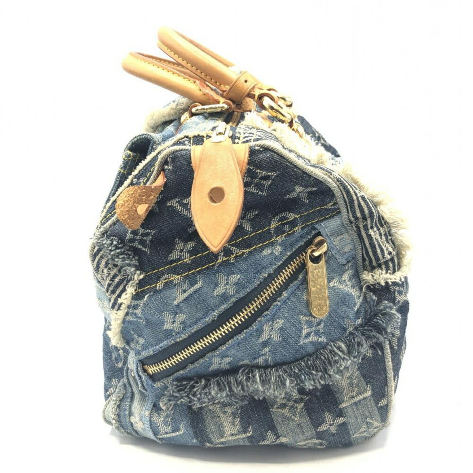 LOUIS VUITTON Monogram Denim Patchwork Speedy 30 M95380 Louis Vuitton