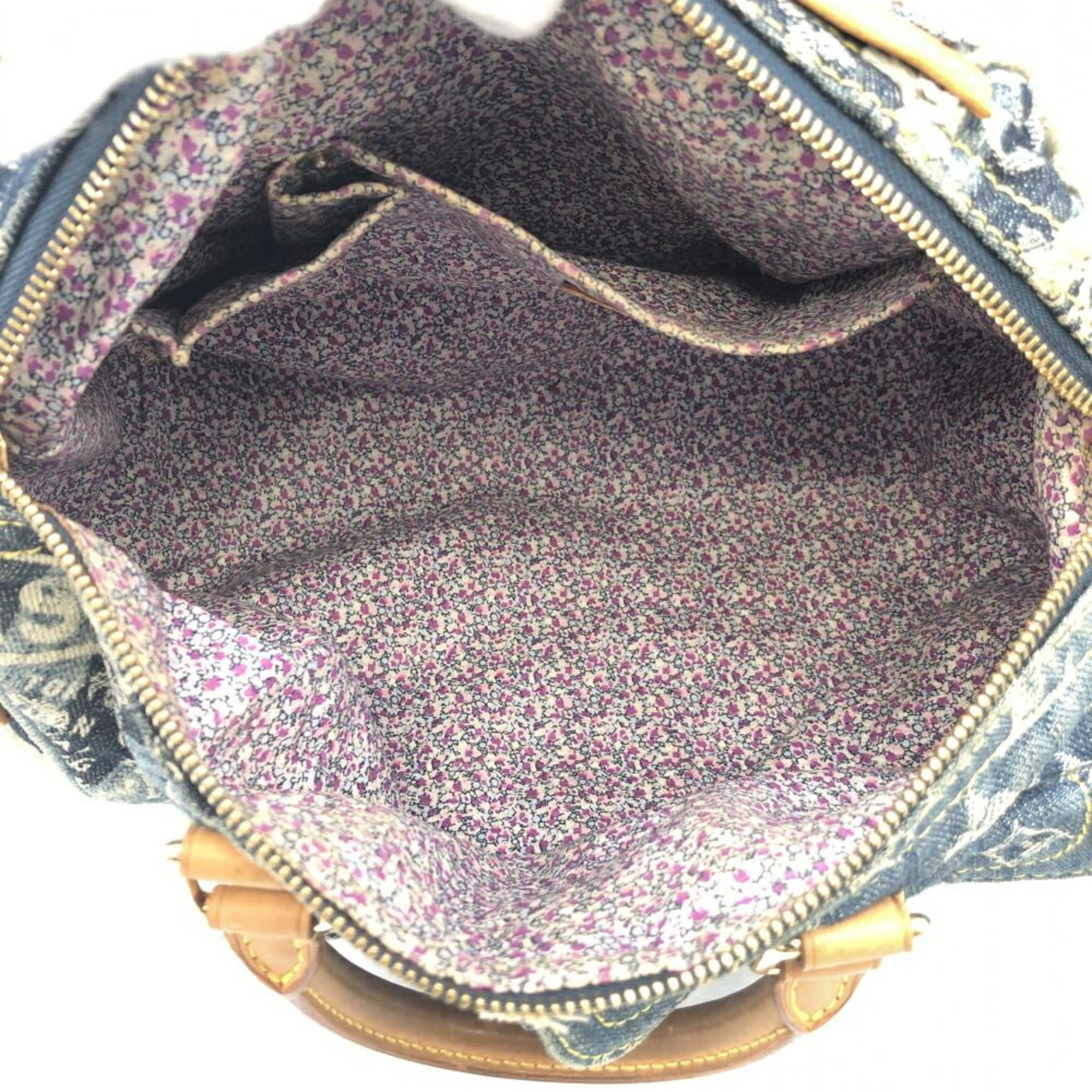 LOUIS VUITTON Monogram Denim Patchwork Speedy 30 M95380 Louis Vuitton