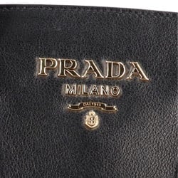 Prada Shoulder Bag Leather 1BG369 Black Women's PRADA 2way