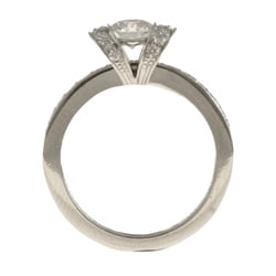 Tiffany 0.38ct F-VVS1-EX Ring, Tiffany, size 6.5, Pt950 platinum, diamond, 0.38ct, ladies, TIFFANY&Co.