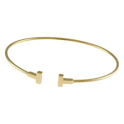 Tiffany T-wire bangle, 18k gold, women's, TIFFANY&Co.
