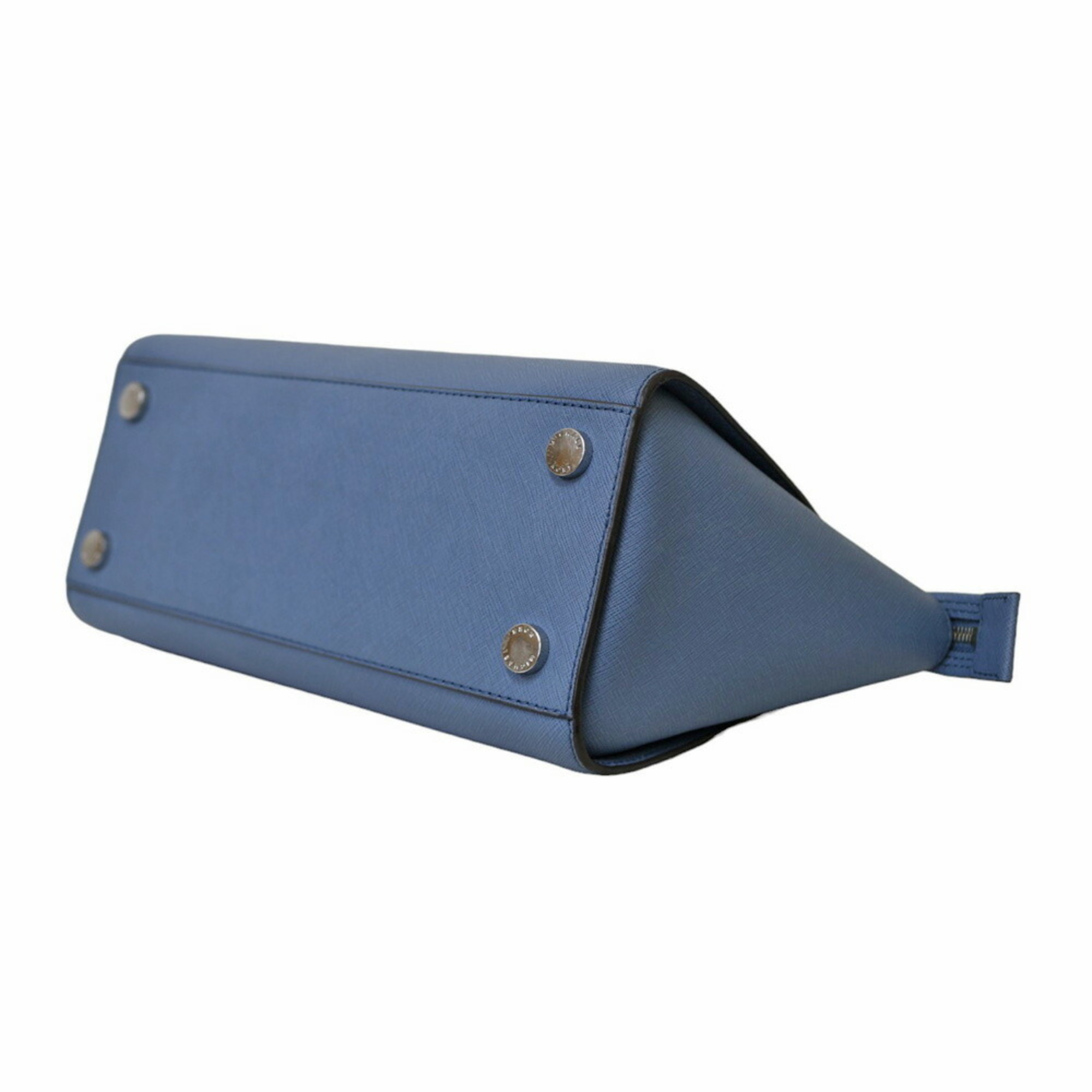 Michael Kors Shoulder Bag Leather Blue Women's 2way