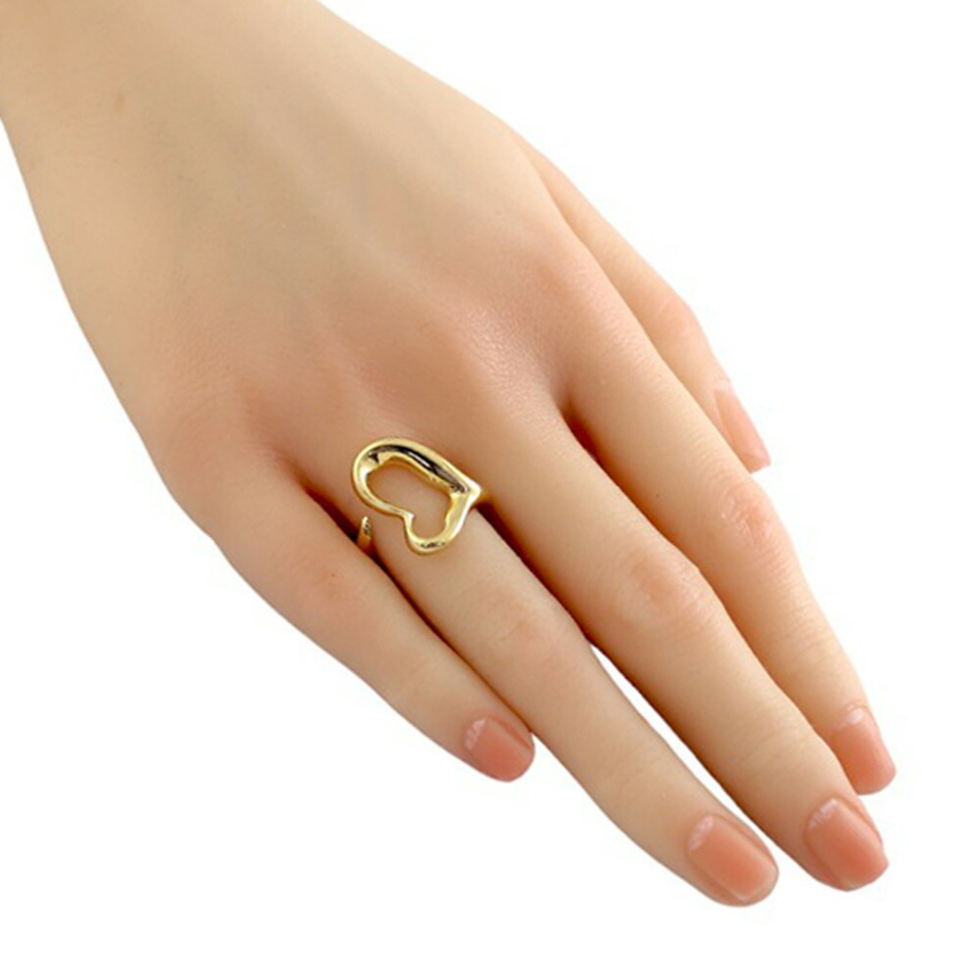 Tiffany Heart Ring, Tiffany, size 9, 18k gold, women's, TIFFANY&Co.