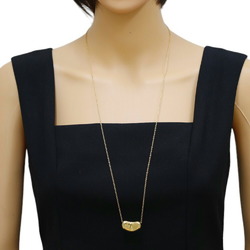 Tiffany Bean Necklace 18K Gold Women's TIFFANY&Co. Long Chain