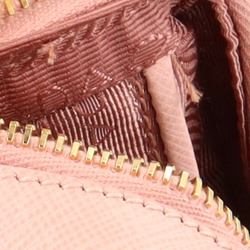 Prada Pochette Saffiano Shoulder Bag Leather 1N1674 Pink Women's PRADA