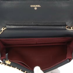 Chanel Matelasse Wallet Chain Lambskin Women's CHANEL Shoulder