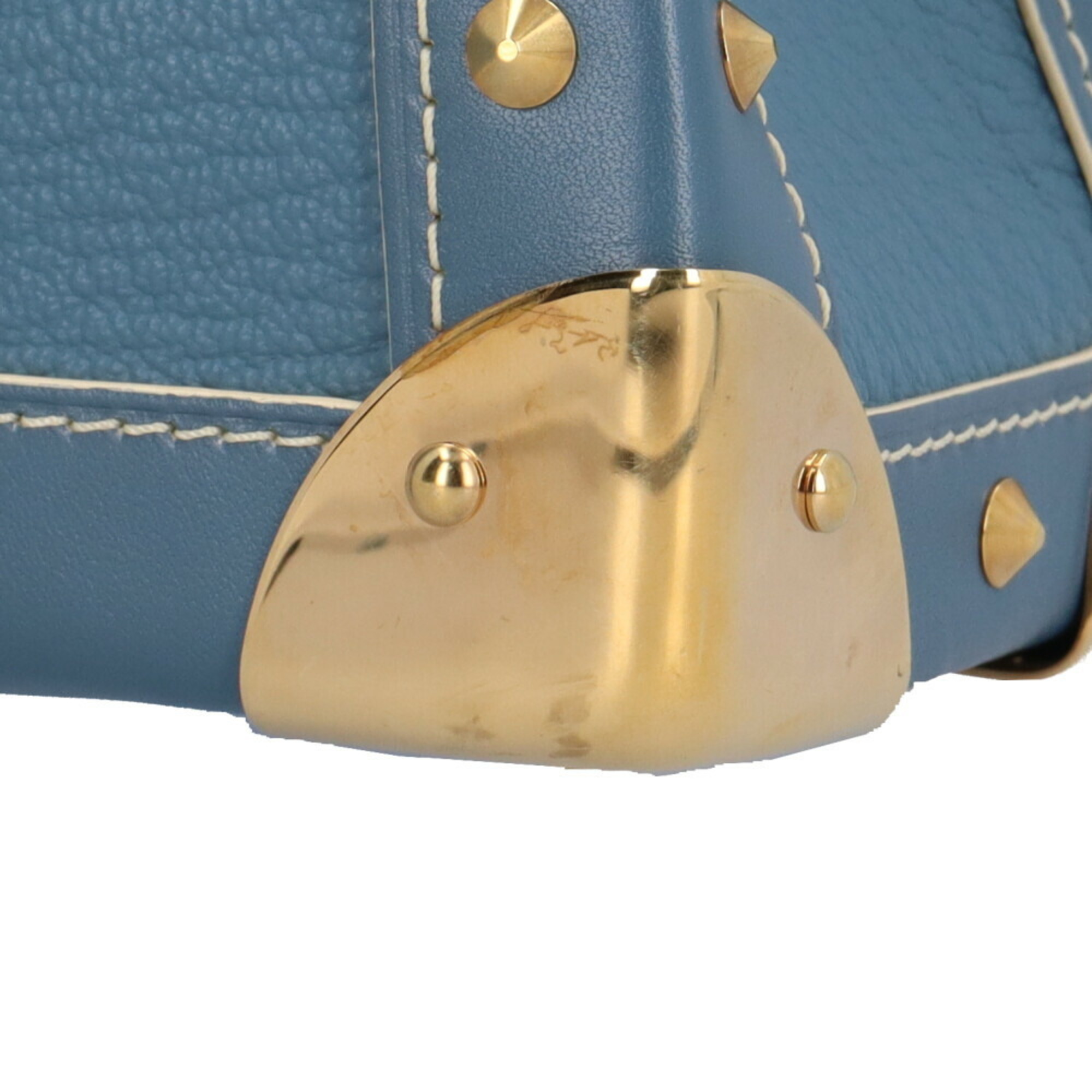 Louis Vuitton Taranteu Suhali Shoulder Bag Leather M91821 Blue Women's LOUIS VUITTON