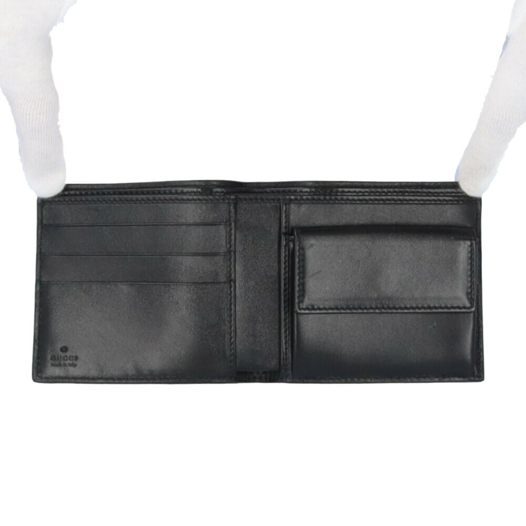 Gucci Guccissima Bi-fold Wallet Leather 146228・0416 Unisex GUCCI