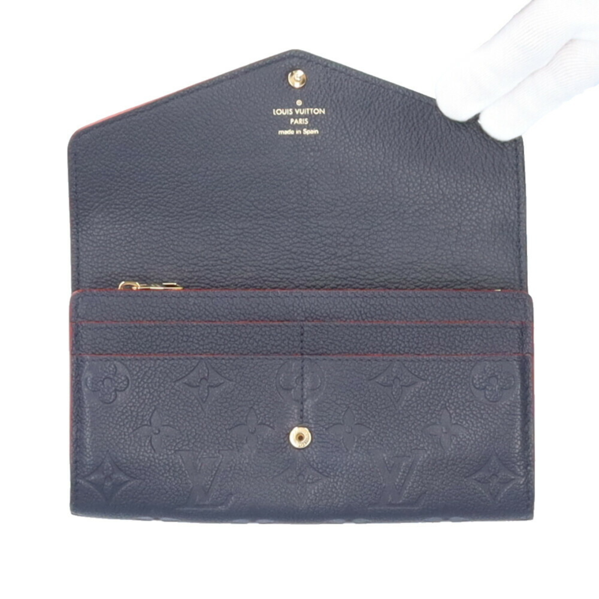Louis Vuitton Sarah Empreinte Long Wallet Monogram M62125 Unisex LOUIS VUITTON