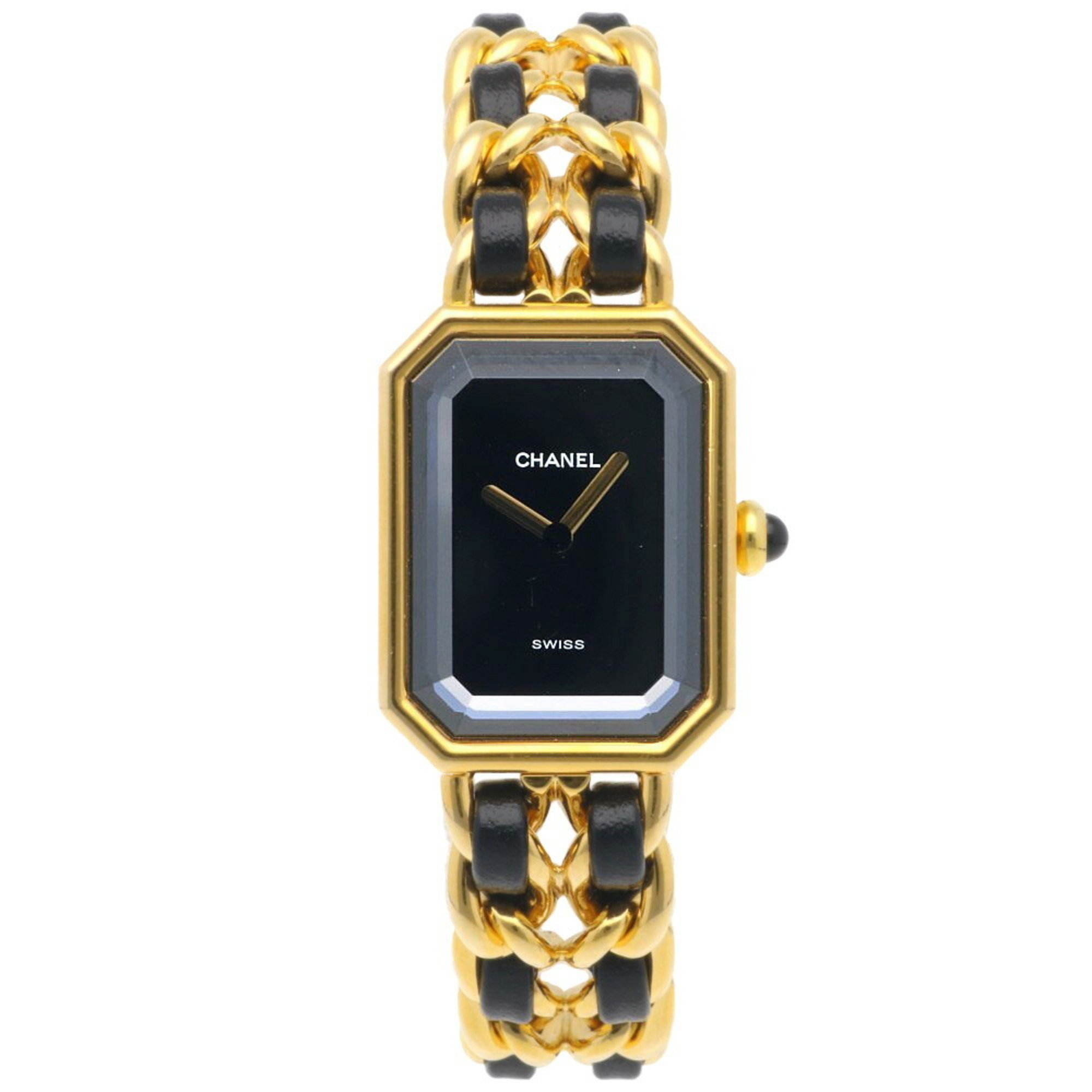 Chanel Premiere M Watch GP H0001 Quartz Ladies CHANEL Bracelet