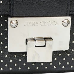 Jimmy Choo Shoulder Bag Leather Black Women's JIMMY CHOO